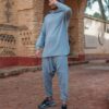 Ensemble sarouel et hoodie Ubayd gris